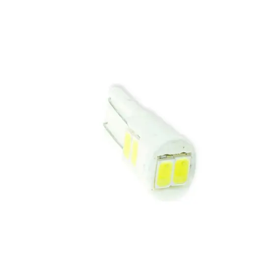 Лампа світлодіодна БЦ 12-5 лазер. WHITE 6 SMD 5730 ceramic CYCLONE T10-041 CER 5730-6 12V MJ