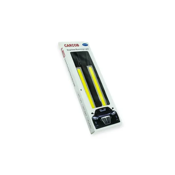 Ходові вогні 12V DRL COB 140х15мм WHITE хром MEGALIGHT DRL COB 140 WHITE хром