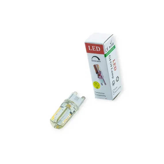 Лампа побутова діодна 220V G9 3W 3000K 15*32(50) 3014-64PCS MEGALIGHT 31006000