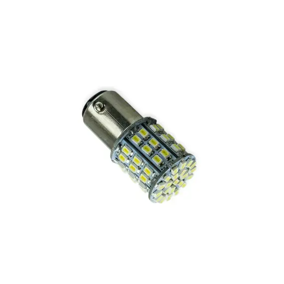 Лампа світлодіод А 12-21+5 WHITE 64 SMD 1206 MEGALIGHT 29056940