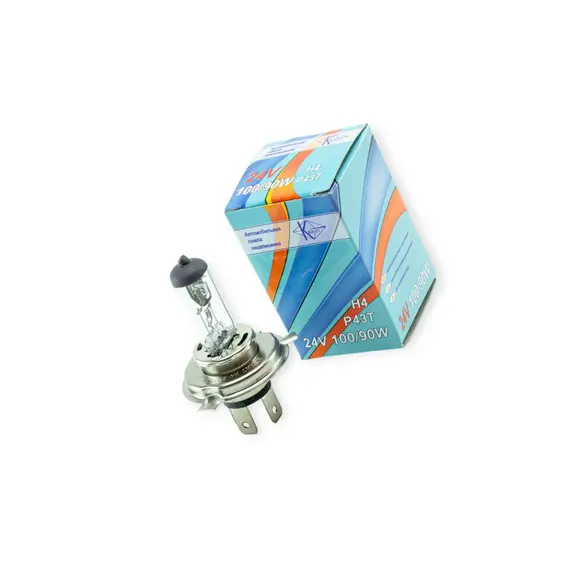Лампа H4 24V100/90 (43) КВАНТ KVANT H4 24V100/90 (43)