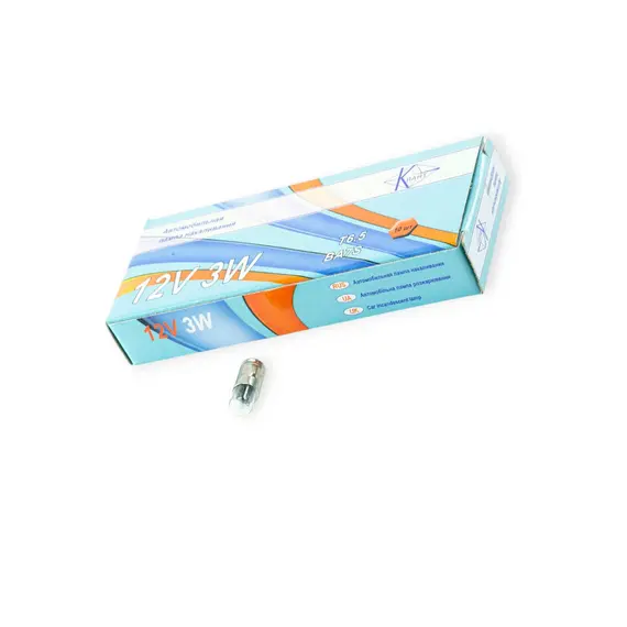 Лампа A 12V T3W BA7S КВАНТ KVANT BA7S