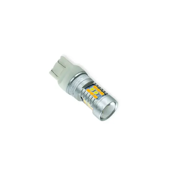Лампа світлодіодна БЦ 12-21+5 WHITE+YELLOW 7443 на TESLA MEGALIGHT 74742