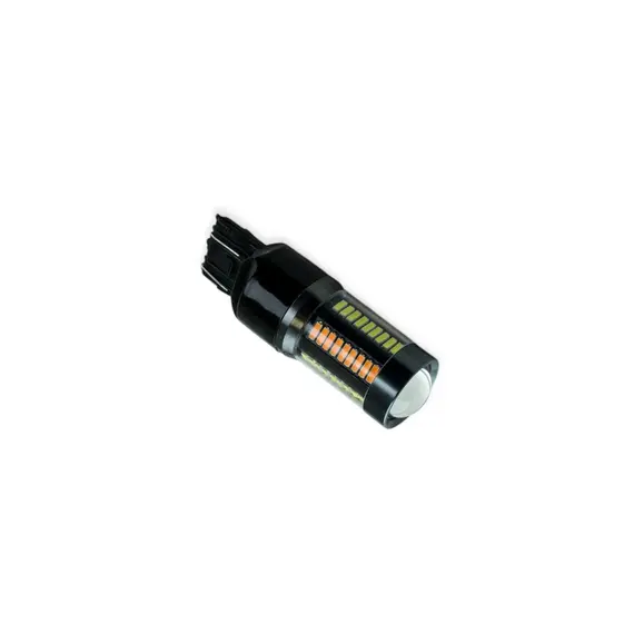 Лампа світлодіодна БЦ 12-21+5 WHITE+YELLOW 66 SMD біполярний (12V-24V) MEGALIGHT 29011486