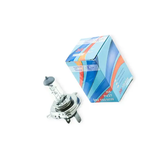 Лампа H4 24V100/90 (43) КВАНТ KVANT H4 24V100/90 (43) Premium