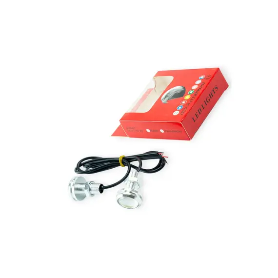 Ходовые огни 12V DRL D 014 диаметр 20мм 0.5W MEGALIGHT DRL D 014 0.5W