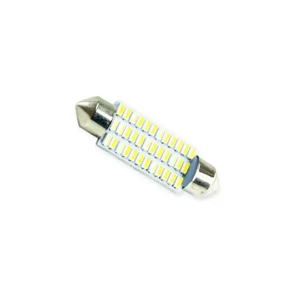 Лампа светодиодная AC лазер. 12-10 WHITE 39*4014 41мм 350Lm MEGALIGHT 01044
