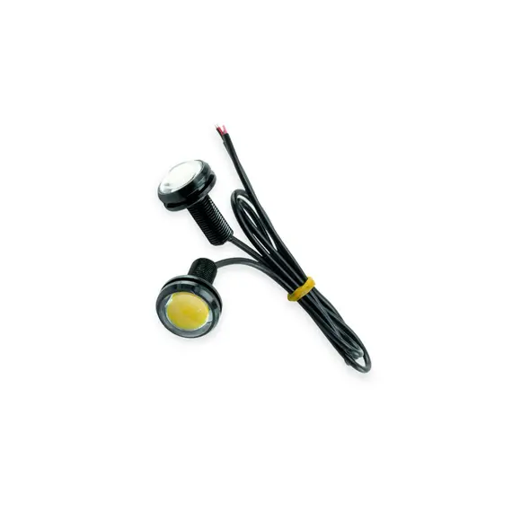 Ходові вогні 24V DRL D 014 діаметр 23мм 1.5W жовтий MEGALIGHT DRL D014 1.5W yellow