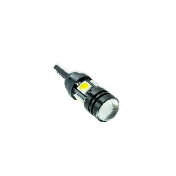 Лампа світлодіодна БЦ 12-5 лазер. WHITE 4 SMD 5050 +1.5W лінза MEGALIGHT 10305