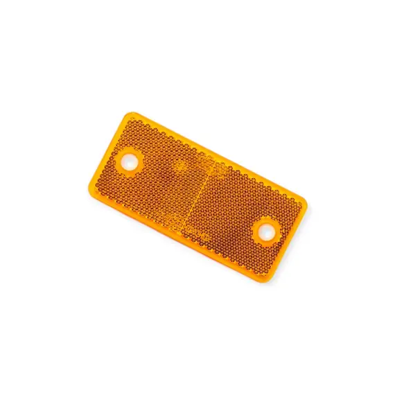 Катафот прямокутний під гвинт жовтий 90 x 40 mm (FRISTOM) FRISTOM DOB-034 Z
