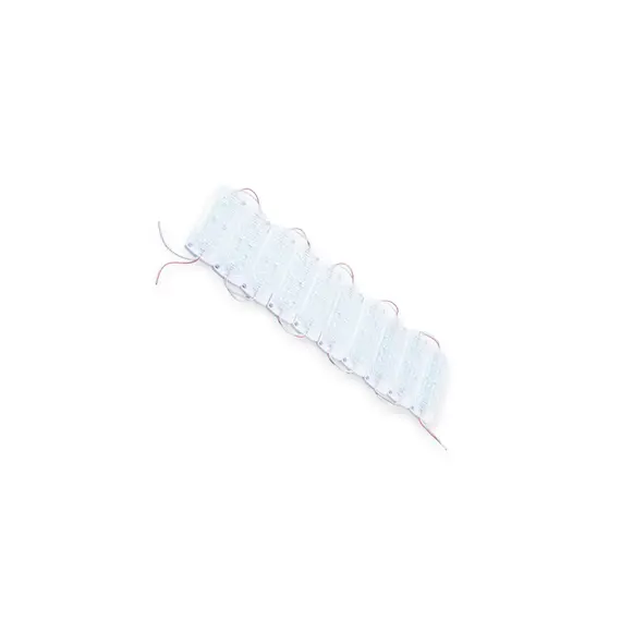 Модуль світлодіодний 12V Білий 12 SMD 2835 12D 2.4W Лінза (10шт) MEGALIGHT 12V H9833-2835-12D WH (2.4W)