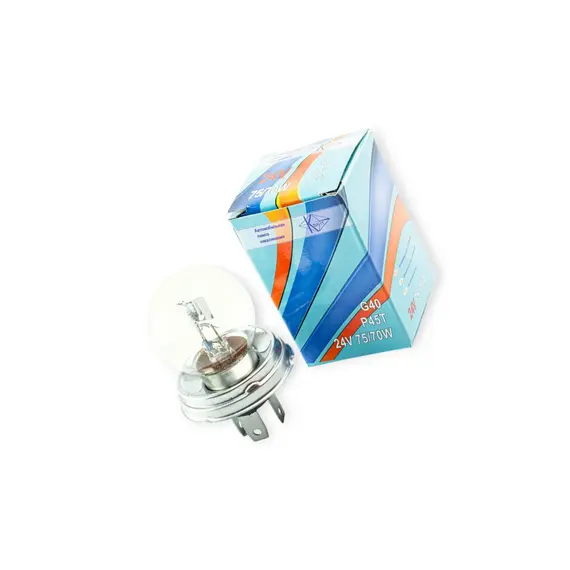 Лампа R2 проста у фару 24V 75-70 W КВАНТ KVANT R2 24V 75-70 W