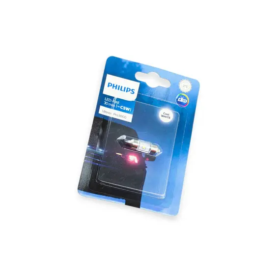 Лампа світлодіодна AC лазер. 12-10 WHITE 0.6W 30мм 6000K PHILIPS PHILIPS 11860U30CWB1