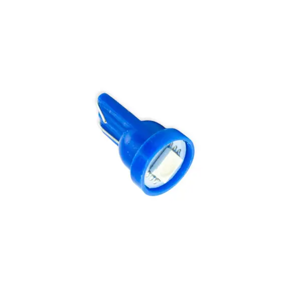 Лампа світлодіодна БЦ 12-5 лазер. BLUE 0.45W 1smd 5050 MEGALIGHT SMD-T10-01-5050-P B