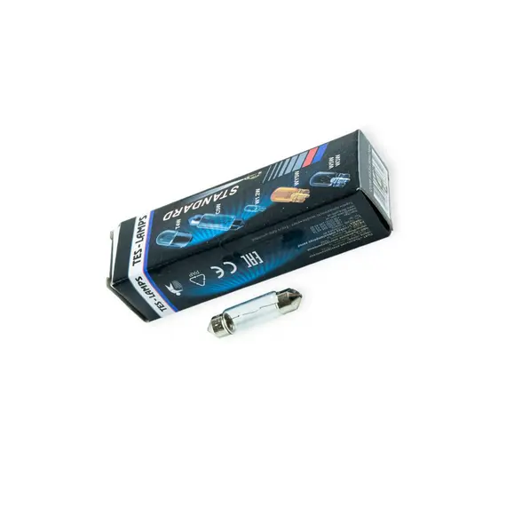 Лампа AC салону 12V10W 11*39mm SV8.5 Tes-Lamps TES-LAMPS 12V10W 11*39mm