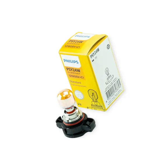 Лампа A 12V PSY24W PG 20/4 PHILIPS SilverVision PHILIPS 12180SVC1
