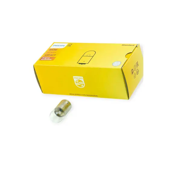 Лампа A 12V R10W BA15s PHILIPS PHILIPS 12814CP