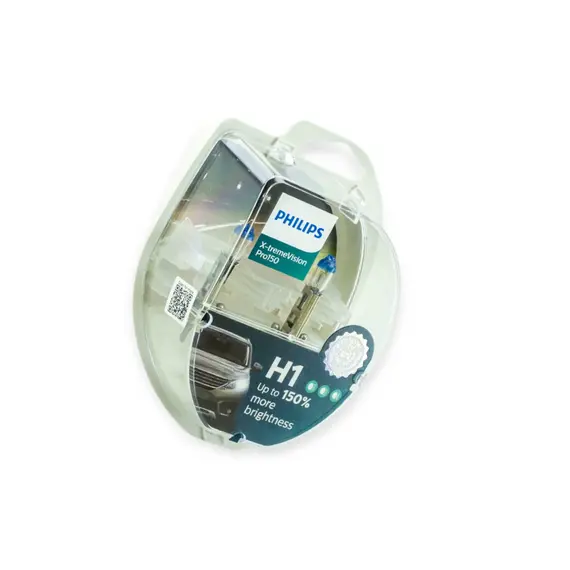 Лампа H1 12V 55 W PHILIPS X-treme Vision Pro +150% (2шт) PHILIPS 12258XVPS2