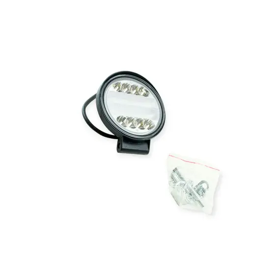 Фара додаткова LED кругла 110х25 (Дм/Ш) 30W + "ангельські очі" комбінована OPTIMAL-L OPL-RWL-30W
