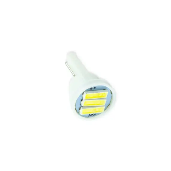 Лампа світлодіодна БЦ 12-5 лазер. WHITE 3 SMD 7014 MEGALIGHT W2.1х9.5D white 2 SMD 7014