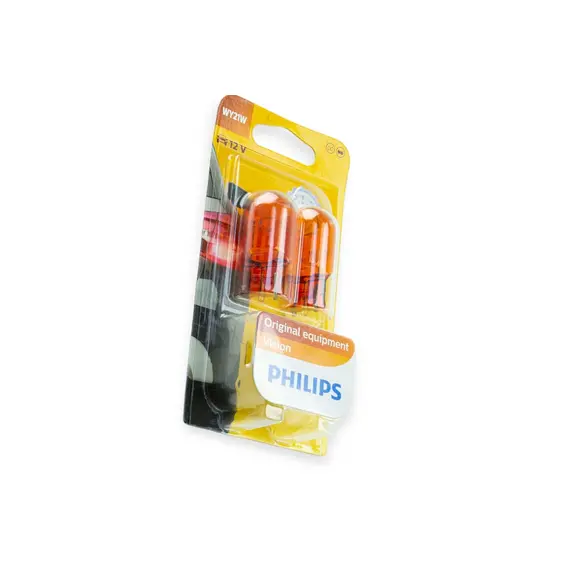Лампа БЦ 12V 21W WX3х16d PHILIPS Orange (пара) PHILIPS 12071B2