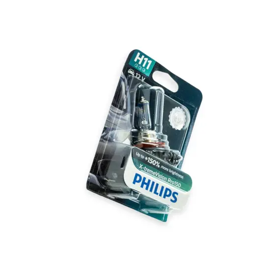 Лампа H11 12V 55W PHILIPS X-treme vision Pro150 +150% PHILIPS 12362XVPB1