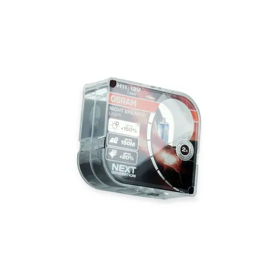 Лампа H11 12V 55W OSRAM Night Breaker Laser +150% (пара) AMS-OSRAM 64211NL-HCB-DUO