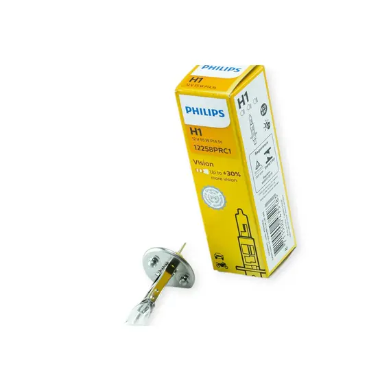 Лампа H1 12V 55 W PHILIPS Premium+30% PHILIPS 12258PRC1
