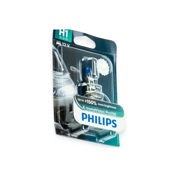 Лампа H1 12V 55 W PHILIPS X-treme Vision Pro +150% PHILIPS 12258XVPB1