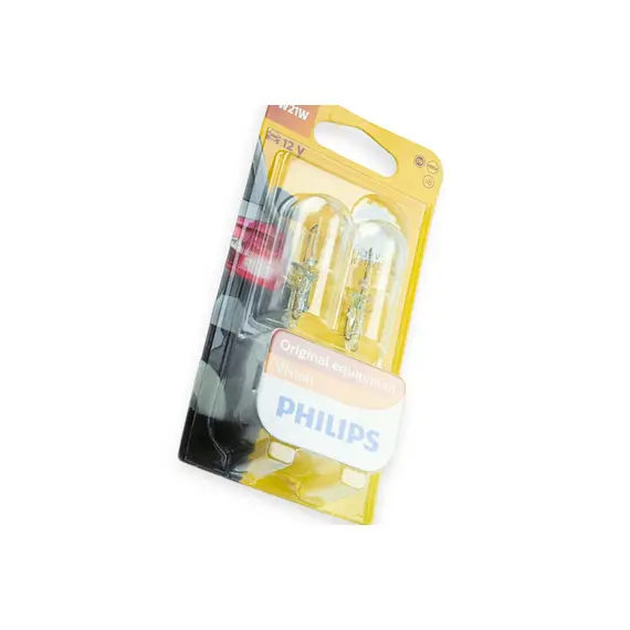 Лампа БЦ 12V 21W W3х16d PHILIPS (пара) PHILIPS 12065B2