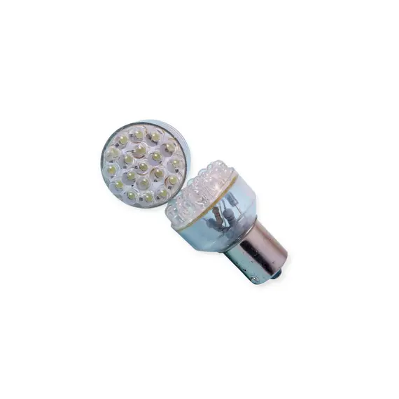 Лампа світлодіодна А 12-21 WHITE 19 діодів MEGALIGHT LED-BA15S-19