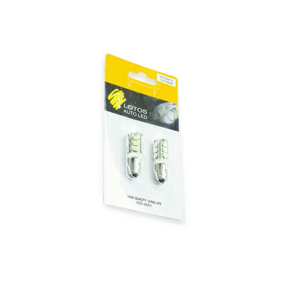 Светодиодная лампа А 12-4 лазер. WHITE 13 SMD 3528 MEGALIGHT SMD-T8.5-13-3528