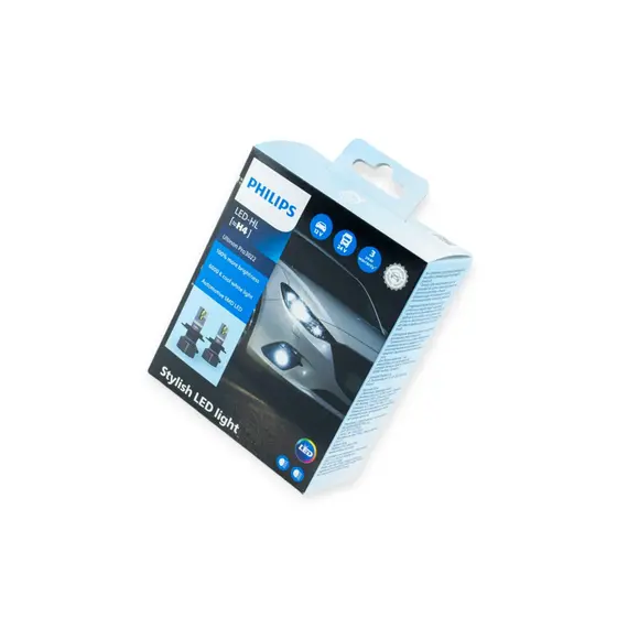 Лампа LED H4 12V-24V 40W 6000K Ultion Pro +100% PHILIPS радіатор з вентилят. PHILIPS 11342U3022X2