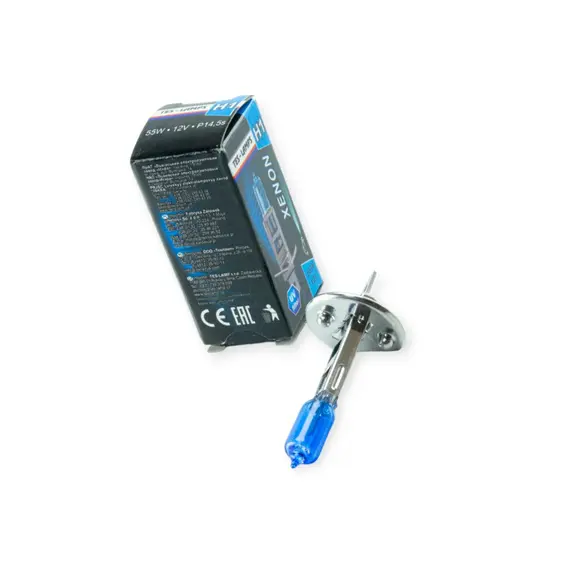 Лампа H1 12V 55 W Tes-Lamps Xenon TES-LAMPS 12V 55W P14.5s Xenon