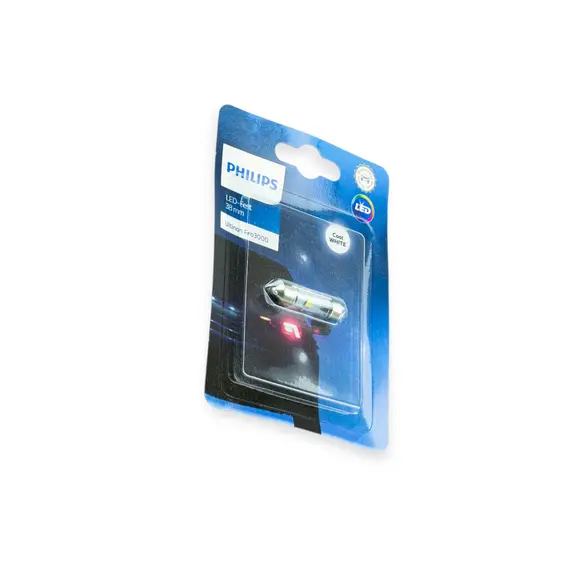 Лампа світлодіодна AC лазер. 12-10 WHITE 1W 38мм 6000K PHILIPS PHILIPS 11854U30CWB1