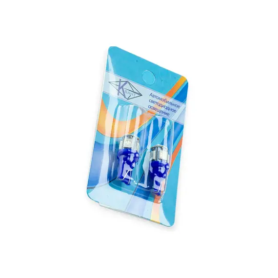 Лампа світлодіодна БЦ 12-5 лазер. BLUE 5 SMD MEGALIGHT SMD-T10-05-5050 B