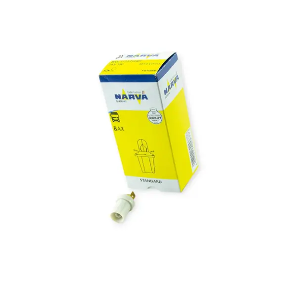 Лампа БЦ 24V 1W REF9 NARVA з патроном NARVA 170143000