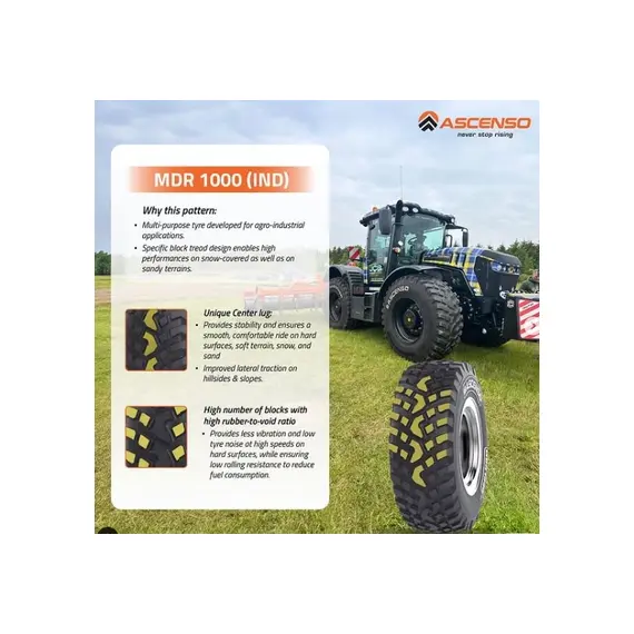 Шина 710/70R42 MDR 1000 Steel Belted 185A8/180D Tubeless (Ascenso), фотография 3