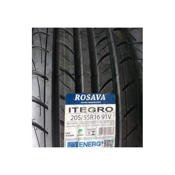 Шина 205/55R16 Rosava Itegro 91V Tubeless (БцШЗ) літо, фотография 2