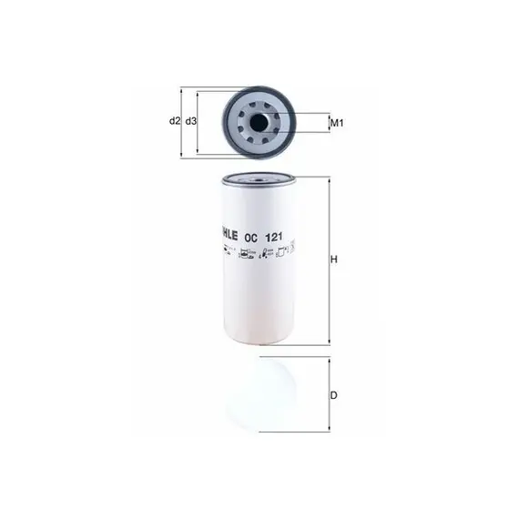 Фільтр масляний (Mahle) м5103