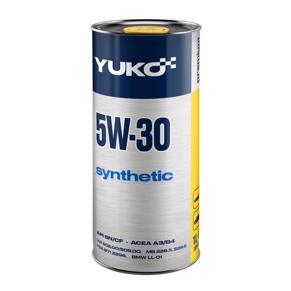 Моторна олива синтетична Yuko Synthetic 5W-30 1л 021581 / 4820070242027, Об'єм, л: 1