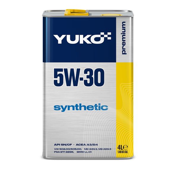 Моторна олива синтетична Yuko Synthetic 5W-30 4л 021599 / 4820070244779, Об'єм, л: 4