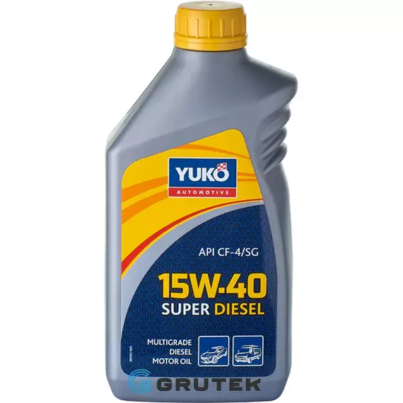Моторна олива Yuko SUPER DIESEL 15W-40 1л 4820070240115, Об'єм, л: 1