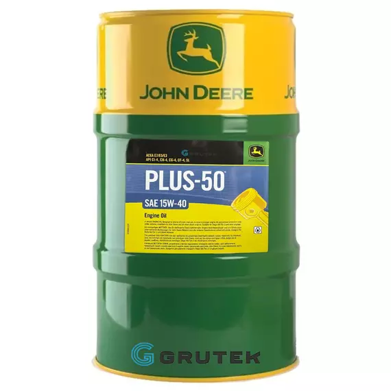 Олива моторна JD Plus 50 15W-40 200л John Deere 500000-200, Об'єм, л: 200