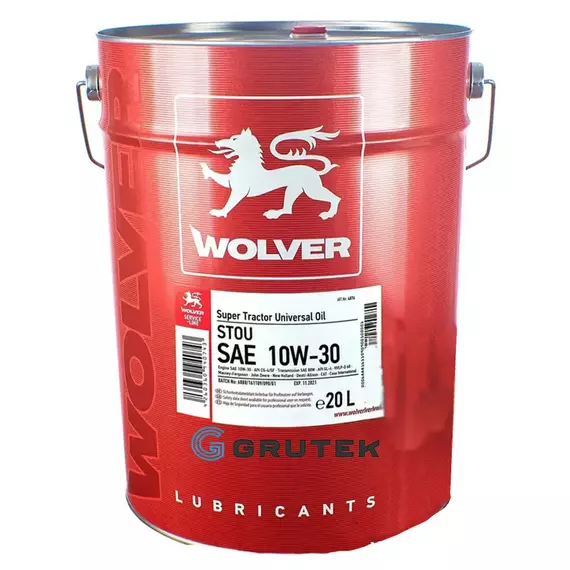 Олива WOLVER STOU SAE10W-30 20л 9818