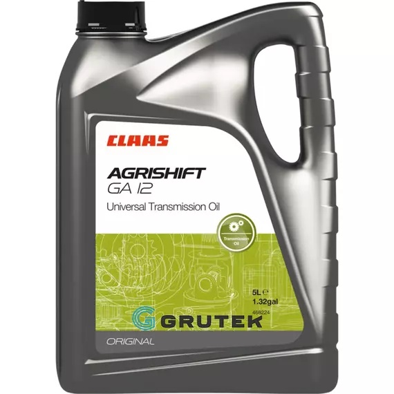 Масло гидротрансмиссионное Claas AGRISHIFT GA 12 (API GL-4) 5л 0001473940, Объем, л: 5