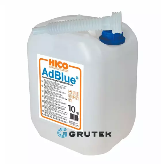 Рідина AdBlue Hico (Borg-Hico Польща) 10л PLN003 / 5907702399713, Об'єм, л: 10