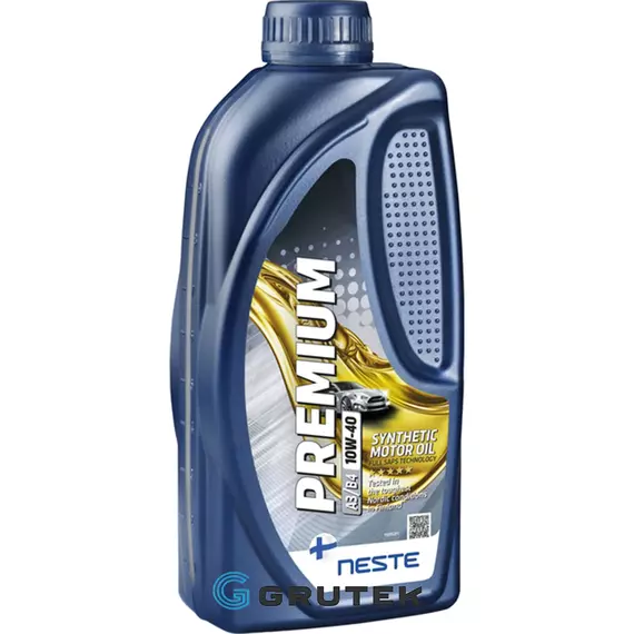 Моторна олива Neste Premium А3/B4 10W-40 1л 116152 / СТ-00151819, Об'єм, л: 1