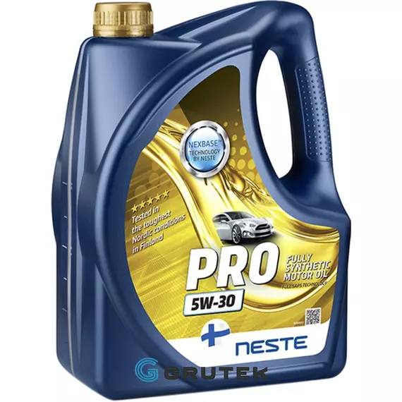 Моторна олива Neste Pro 5W-30 4л 116945 / СТ-00056626, Об'єм, л: 4