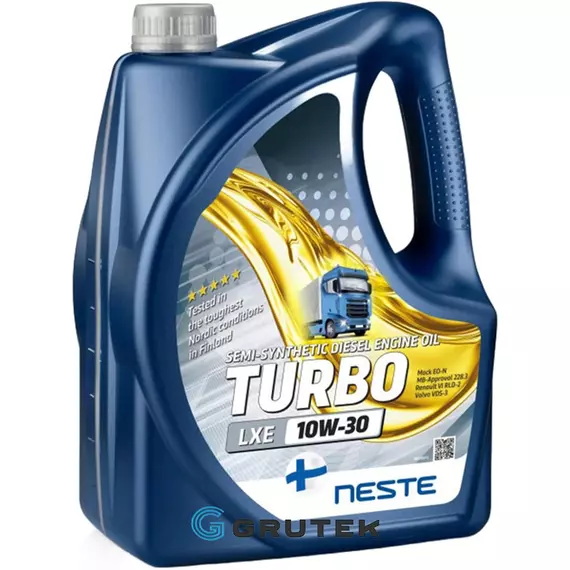 Моторна олива Neste Turbo LXE 10W-30 4л 186245 / СТ-00017789, Об'єм, л: 4